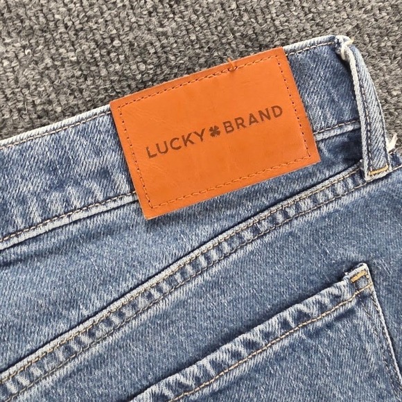 Lucky Brand High Rise Straight Leg Jeans Medium Wash Blue Size 8/29 80318 - Picture 6 of 12